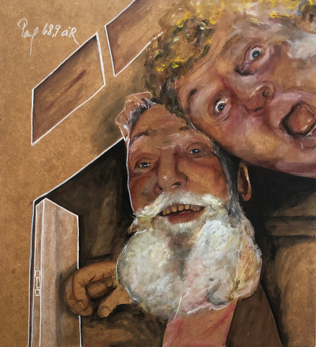 Paul og Claus. Glade mænd