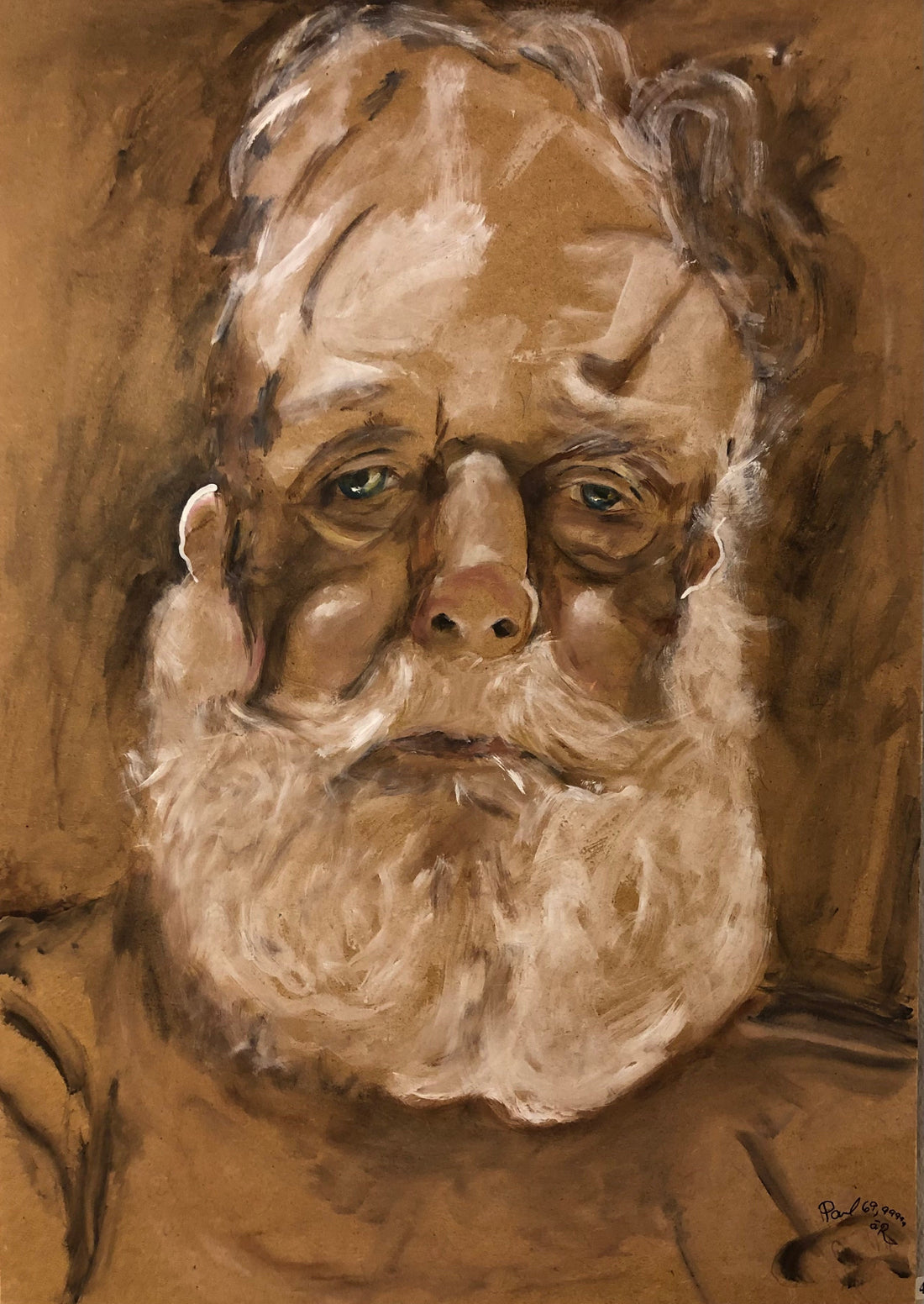 Træt Portræt. 68 x 49