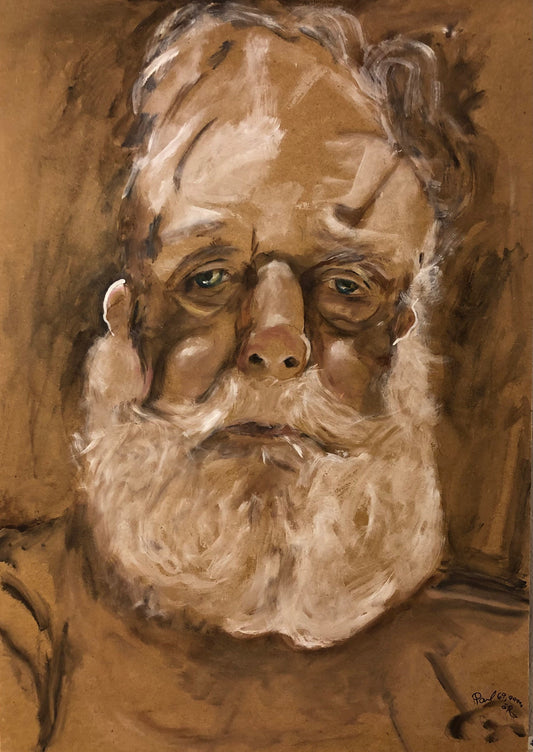 Træt Portræt. 68 x 49