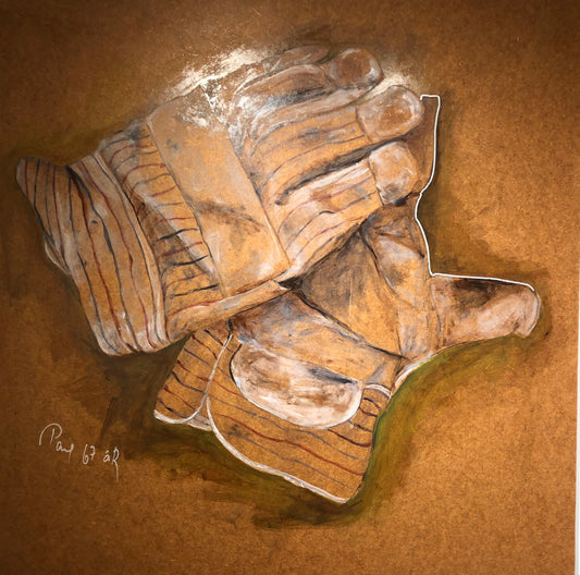 "På med Vanten". 85 x 85 cm