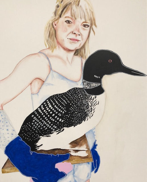 Islom og blå gummivanter, rengøringsvanvid 100 x 80