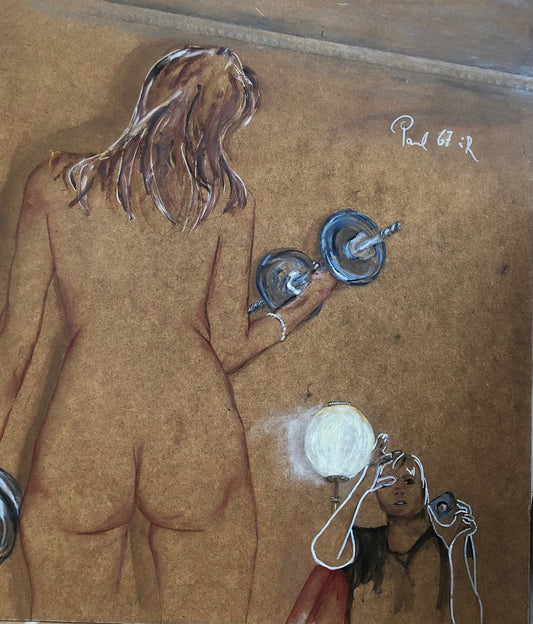 Hjemmearbejdende Person, 105x61
