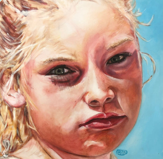 Månepige 60 x 60