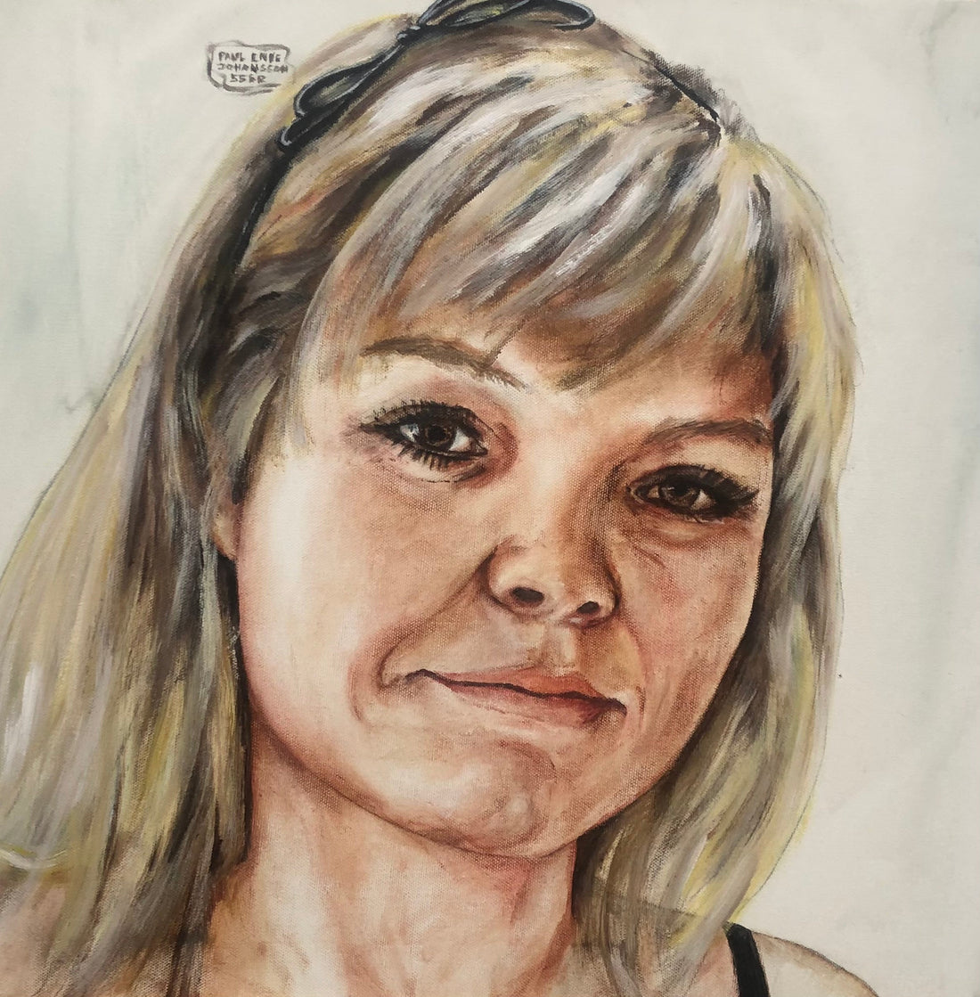 Min kone. 50 x 50