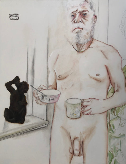 Person serverer morgenmad 100 x 80