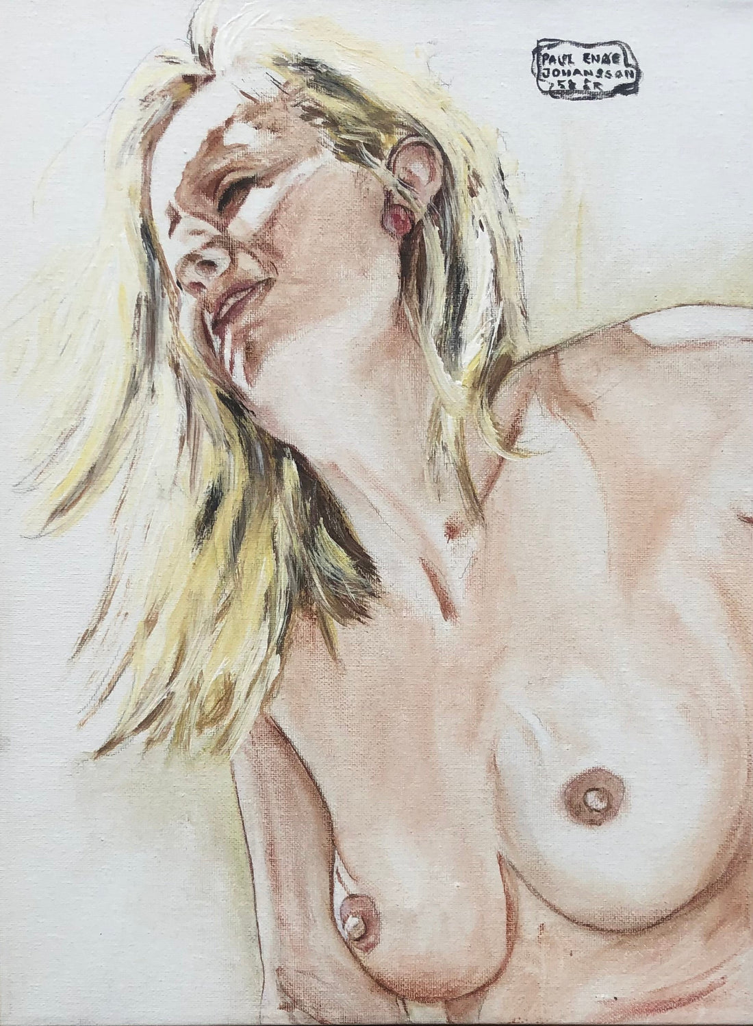 Ondt i ryggen. 40 x 30
