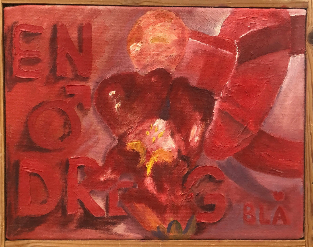 SOLGT Det blev en dreng 22 x 28
