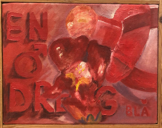 SOLGT Det blev en dreng 22 x 28