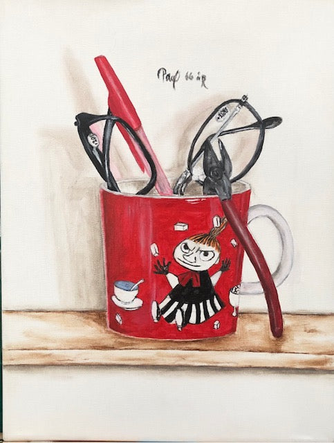 Lille My hylde. 40 x 30 cm.