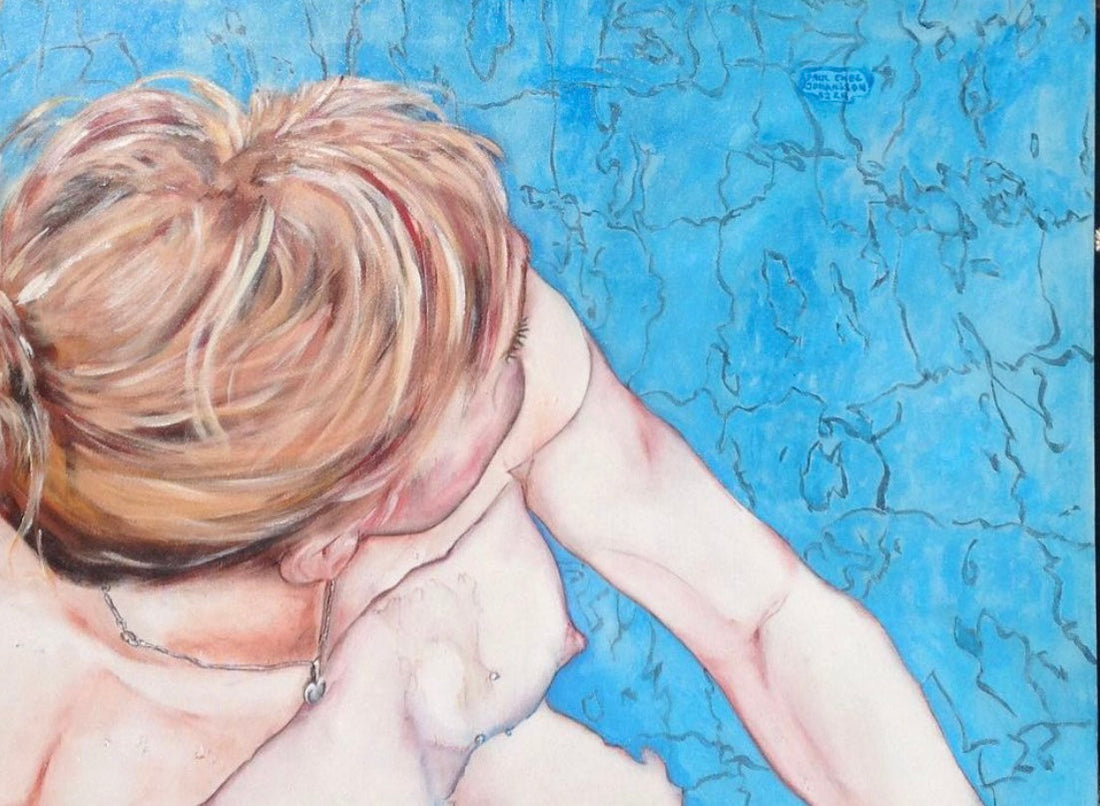 Ved Kanten. 50 x 60 cm