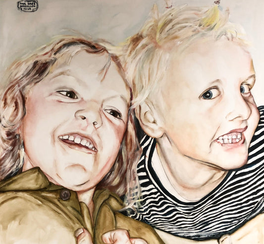 To små personer med personlighed. 100 x 100