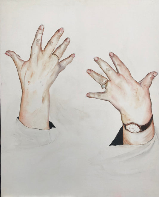 Mors hænder 100x80 cm