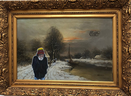 Vinterbillede 58 x 78
