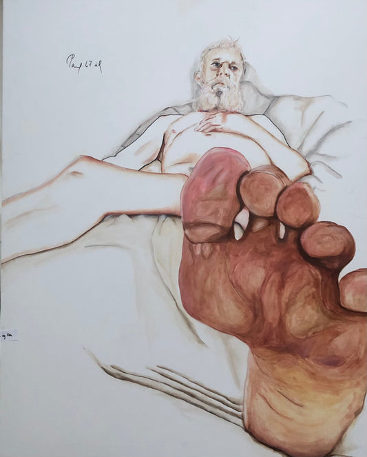 Gad vide, om jeg nogensinde kommer til at danse igen. 120 x 100
